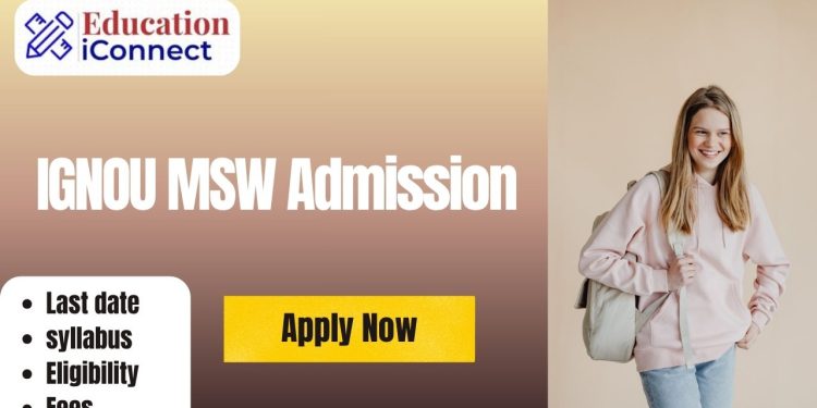 IGNOU MSW Admission